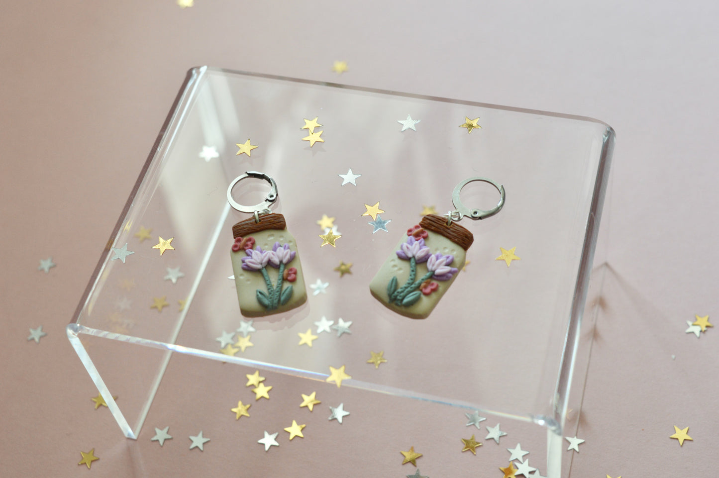 Floral Jar earrings